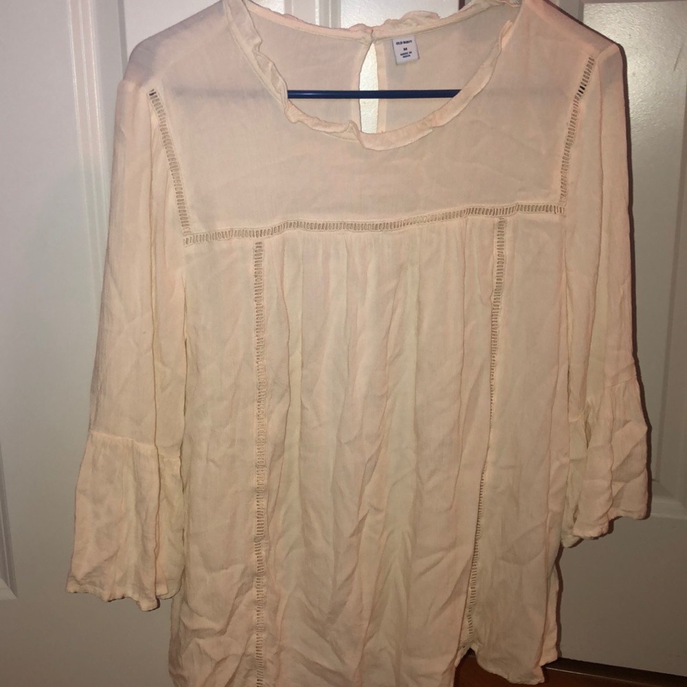Cream blouse